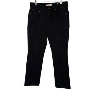Levi’s‎ 505 Straight Leg Women 8 M Jeans Black Cotton Blend Stretch Levis Casual